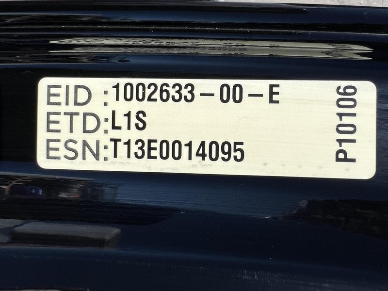 100263300E ⭕ 12-15 Model S Tailgate Hatch Panel & Liftgate Glass Black - PBSB 1002633-00-E