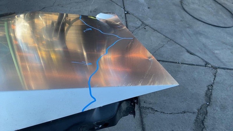 192831700A 2024-2025 Tesla Cybertruck Rear Passenger Right Quarter Panel Fender Sail RH OEM