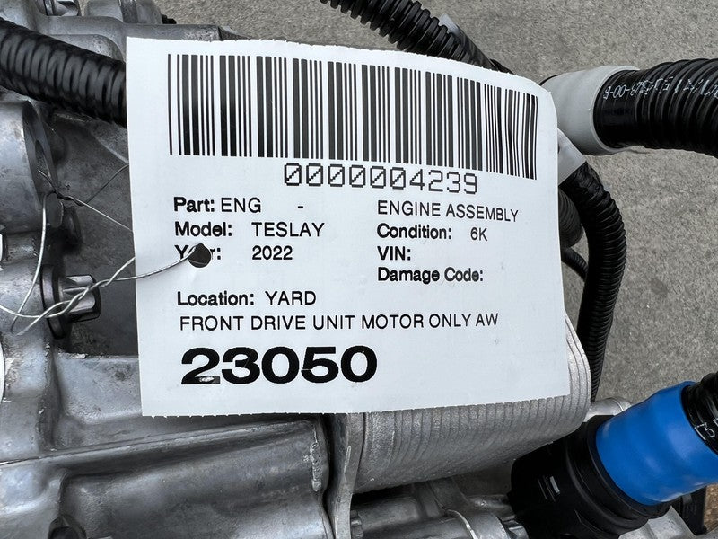1120960-10-H ⭕ 21-23 Tesla Model Y 3 Front Drive Unit Engine Electric Motor *6k* 1120960-10-H