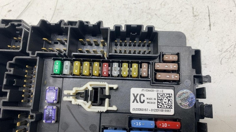 ⭕ 16-20 Model X Front Junction Cabin Fuse Box Relay Control Frunk 1034