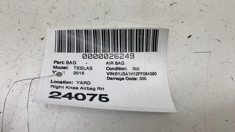 100526000G ⭕ 12-15 Model S Left or Right Knee Airbag LH & RH Fits either side 1005260-00-G