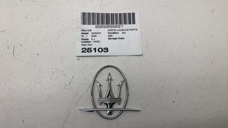 ⭕ 2014-2024 Maserati Ghibli Rear Left or Right Quarter Panel Emblem Lo