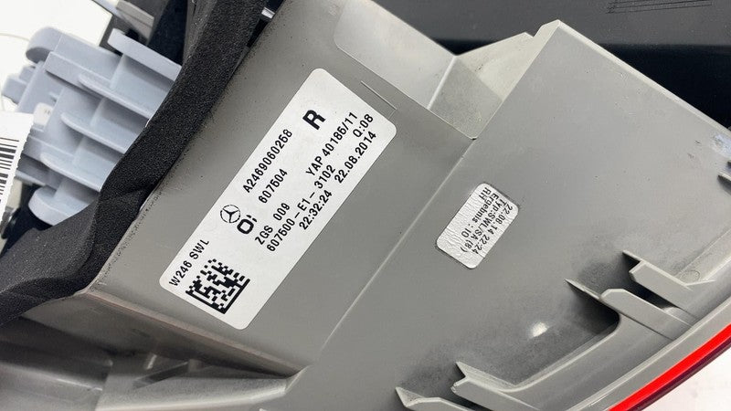 A2469060258 ⭕13-14 Mercedes-Benz B Electric Drive Rear Right Outer Tail Light RH A2469060258