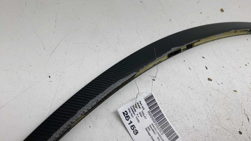 ⭕ 2020-2024 Tesla Model Y MY Rear Trunk Upper Carbon Fiber Spoiler 163