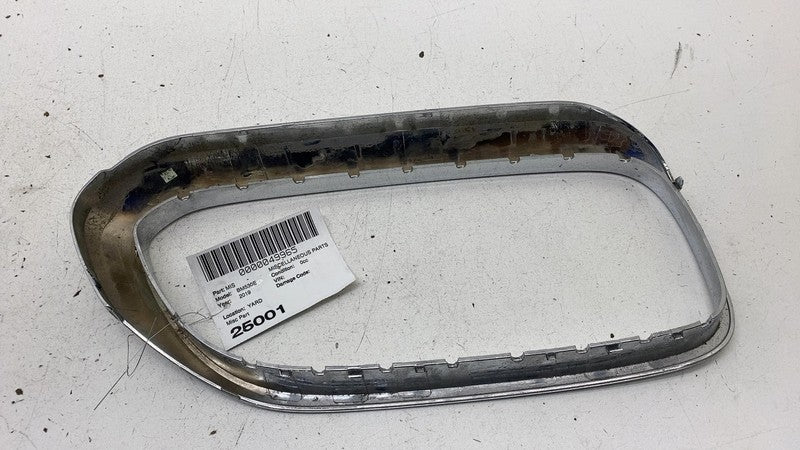 2018 2019 2020 BMW 530e G30 Front Driver Side Bumper Grille Chrome Bezel Left LH