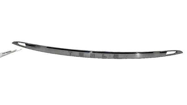 ⭕ 12-20 Tesla Model S Rear Liftgate Trunk Lid Chrome Trim Molding 1025776-00-A