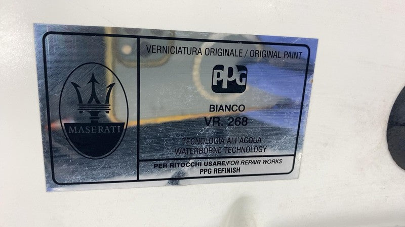 ⭕ 2014-2020 Maserati Ghibli Front Bonnet Hood Shell Panel White Assembly OEM