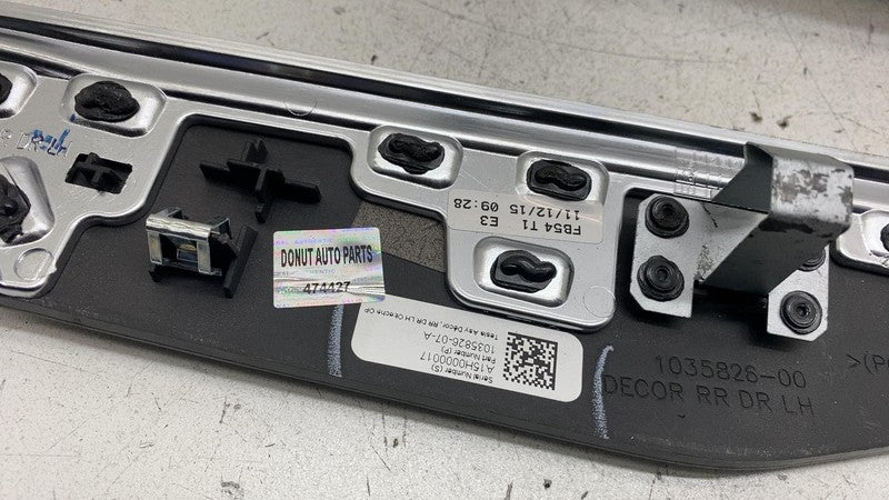 103578807B 2016-2020 Tesla Model X SET of Front & Rear Left & Right Door Molding Trim Decor