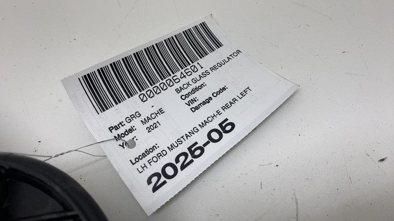 ⭕ 2021-2024 Ford Mustang Mach-E Rear Left Door Window Regulator w/ Carrier LH