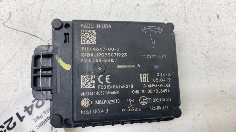 110864700D ⭕16-20 Tesla Model S 3 X Seven Pin Perpendicular Radar Sensor 7-Pin 1108647-00-D