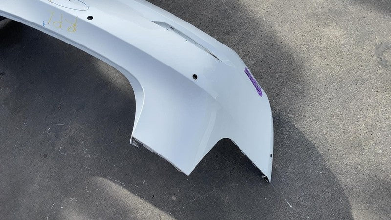 ⭕ 2017-2022 Tesla Model 3 Rear Bumper Cover w/ Park Sensor Holes Assy White PPSW