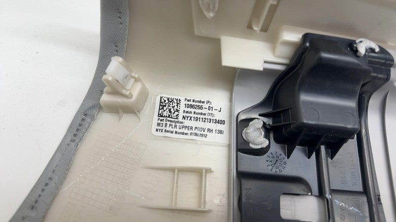 ⭕17-23 Model 3 Passenger Side B-Pillar Upper Trim Cover Panel Right 10