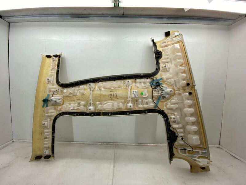 105392107J 2016-2020 Tesla Model X SET of Ceiling Headliner Door Trim + B + C-Pillar Panel