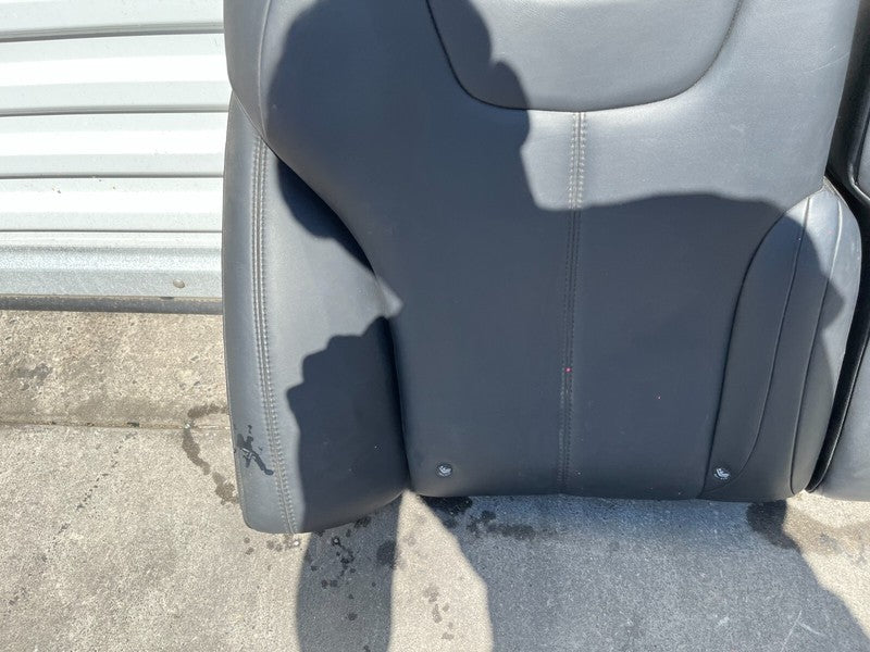 2012-2015 Tesla Model S Rear 2nd Row Seat Upper Cushion w/ Bolster Leather Black