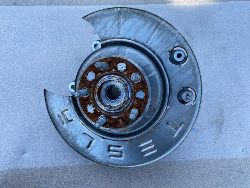 107216100A ⭕ 16-20 Model S X Rear Right Spindle Knuckle w/ Hub & Dust Shield 1072161-00-A