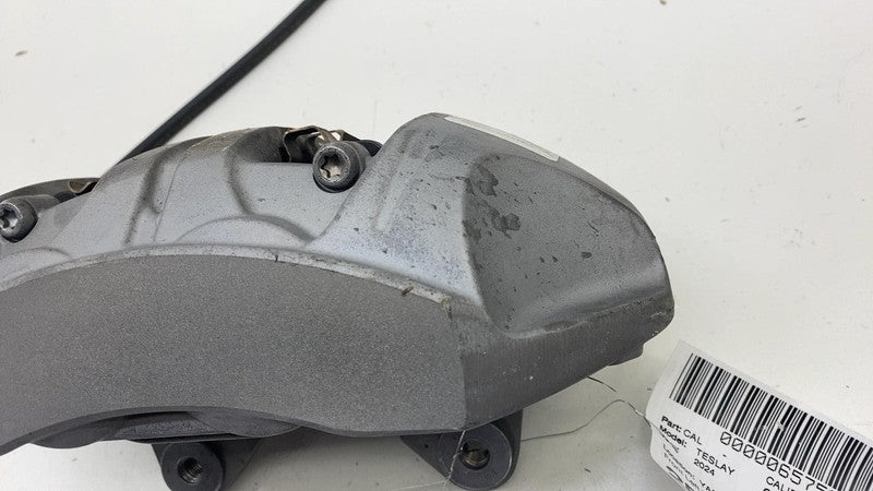 ⭕ 2020-2024 Tesla Model Y Front Left Caliper w/ Brake Hose Line OEM 22