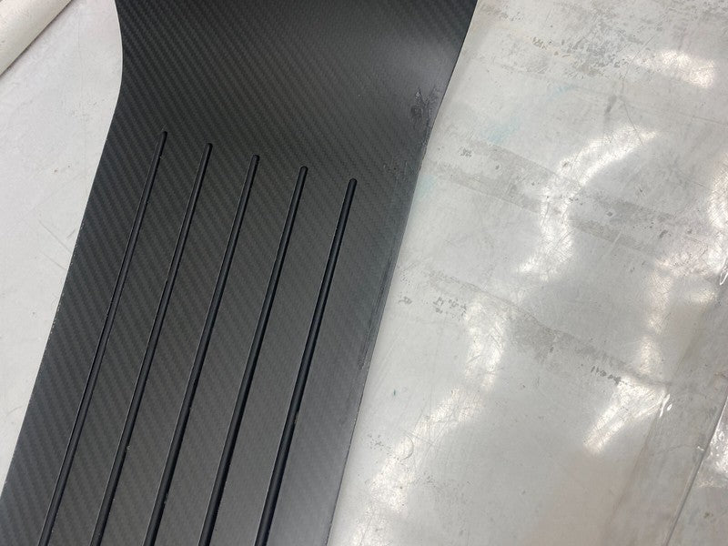 1002362 00 C 12-20 Model S Center Console Floor Finisher Rubber Mat & Cup Holder 1002362-00-C