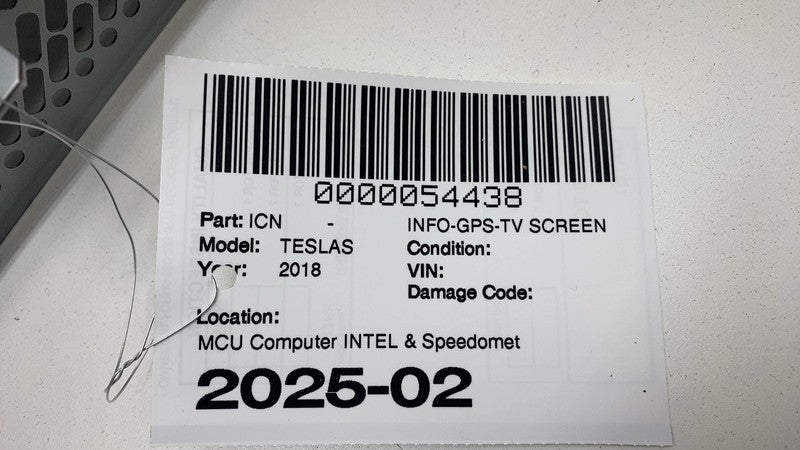 1451809U0H 2016-2020 Tesla Model S X Infotainment Media Control Unit w/ Speedometer Screen