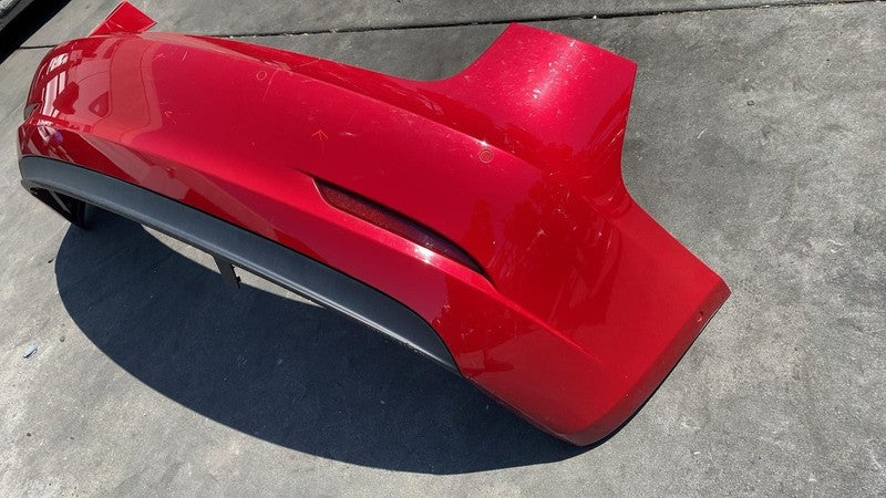 ⭕ 2017-2022 Tesla Model 3 Rear Bumper Cover w/ Park Sensor & Harness Red - PPMR