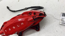 ⭕ 2016-2020 Tesla Model X Front Driver Side Caliper Red w/ Brake Hose Line Left
