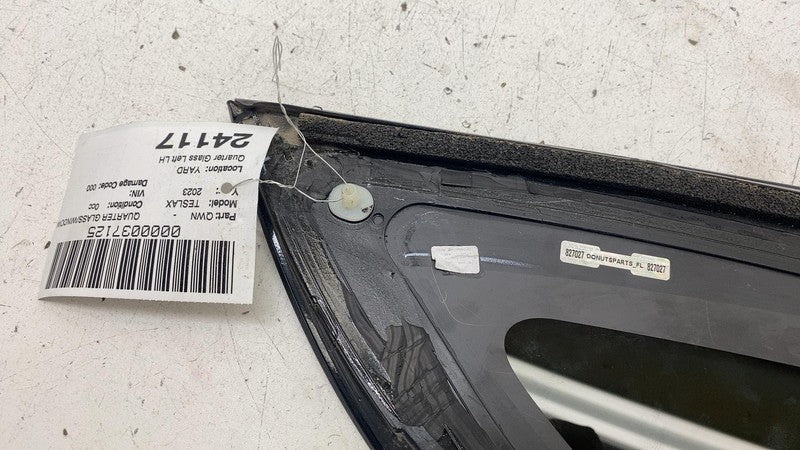 ⭕ 2021-2024 Tesla Model X Rear Driver Side Window QTR Quarter Glass Le