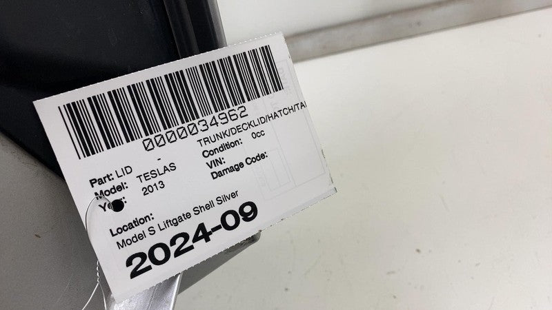 ⭕2012-2015 Tesla Model S Rear Tailgate Hatch Liftgate Panel Assembly S