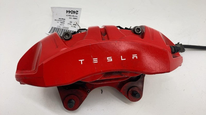 1044642 00 F ⭕ 2017-2023 Tesla Model 3 Front Performance Brake Caliper Red Right 1044642-00-F
