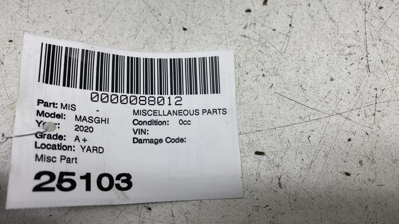 ⭕ 2014-2020 Maserati Ghibli Rear Left Trunk Hinge Cover Trim Panel LH 