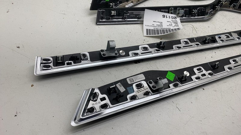 ⭕ 16-20 Model X Front & Rear Door Trim Decor Carbon 1035812-11-B / 103