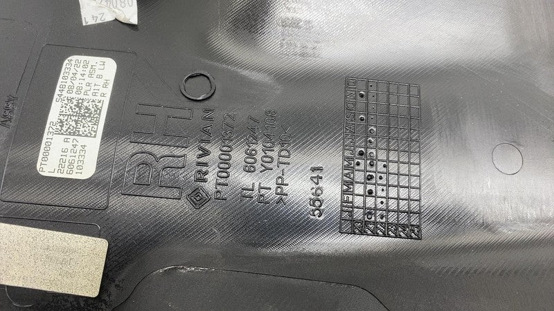 PT00001372 2022-2024 Rivian R1T R1S Passenger Side B-Pillar Lower Trim Cover Panel Right RH