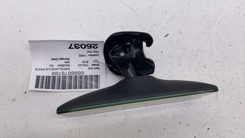 E11 048419 ⭕ 2017-2023 Model 3 Upper Windshield Interior Rear View Mirror w/ Lower Trim Cap