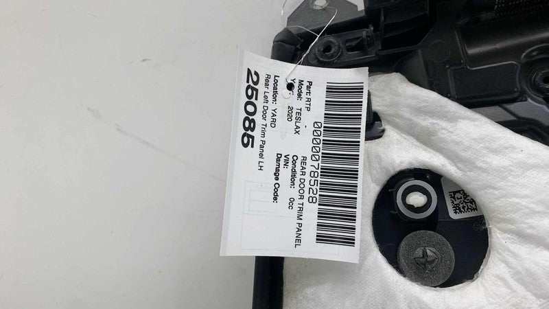 ⭕ 2016-2020 Tesla Model X MX Rear Driver Side Door Panel Trim Card Black Left LH