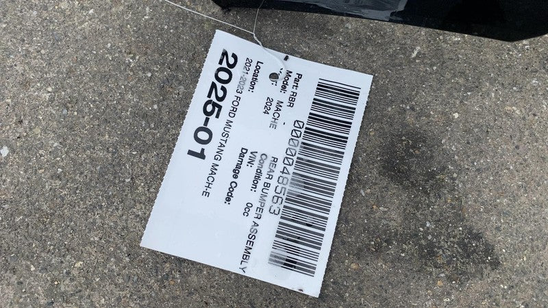 LJ8B17D781A 2021 2022 2023 Ford Mustang Mach-E Rear Fascia Bumper Upper Cover Assembly OEM