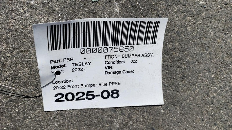 ⭕ 2020-2022 Tesla Model Y Front Bumper Cover w/ Grille Blue - PPSB 149