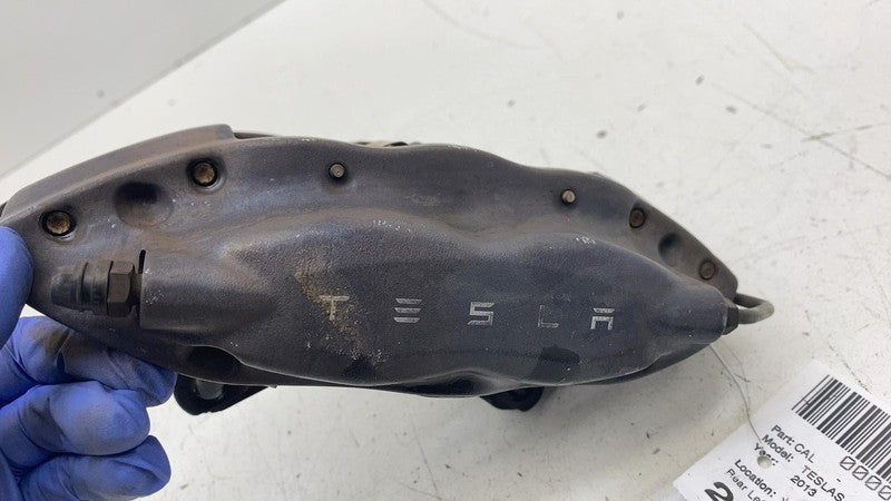 ⭕ 2012-2015 Tesla Model S MS Rear Driver Side Caliper w/ Brake Hose Li