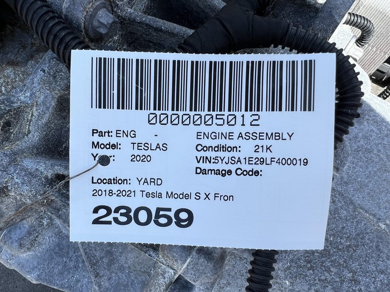 2018-2020 Tesla Model S MS Front Drive Unit Electric Engine Motor Rave