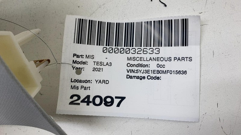 108626901M ⭕ 2017-2022 Tesla Model 3 M3 Passenger Side Rail Trim Cover Right 1086269-01-M