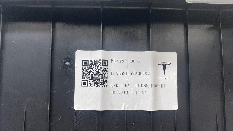 ⭕ 2020-2023 Tesla Model Y Rear Side Trunk Pocket End Bracket Left 1492