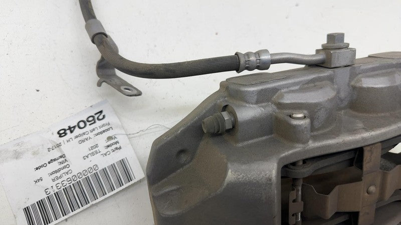 104462100E ⭕ 2017-2023 Tesla Model 3 Front Left Caliper w/ Brake Hose Line LH 1044621-00-E
