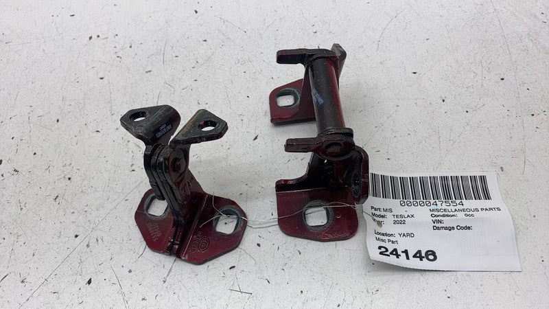 ⭕ 2016-2023 Tesla Model X Front Passenger Side Door Hinge Upper & Lower Assembly