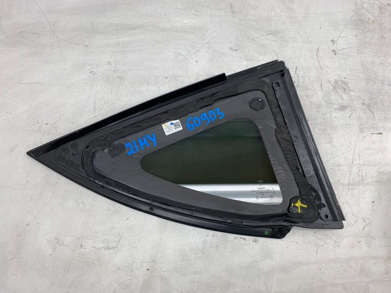 ⭕20-24 Tesla Model Y Rear Driver Side Quarter QTR Window Glass Left 14