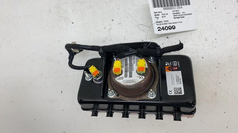 ⭕ 16-20 Tesla Model X Front Passenger Side Dash Airbag Module Right 10