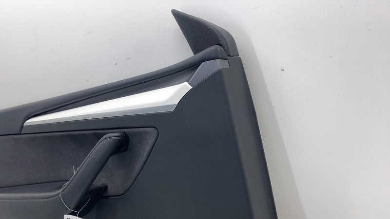 ⭕ 20-24 Tesla Model Y Front Driver Side Door Panel Trim Card Cover White Left LH