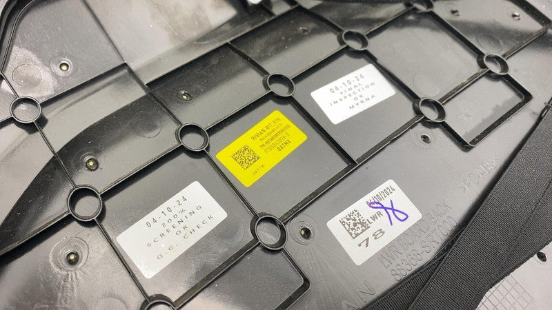 ⭕ 22-25 Rivian R1S Front Left or Right Seat Back Board Trim Panel PT00