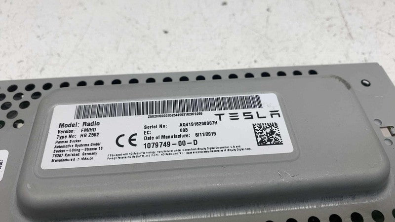1079749-00-D ⭕ 2017-2023 Tesla Model 3 Harman Becker Radio FM/HD Receiver Module 1079749-00-D