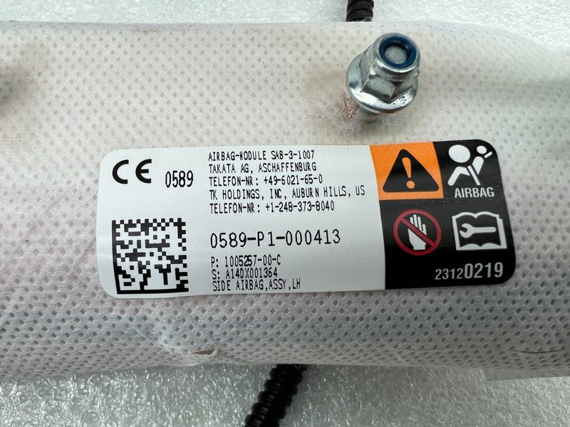 1005257-00-C ⭕ 2012-2016 Tesla Model S Front Driver Side Seat Airbag Left LH OEM 1005257-00-C