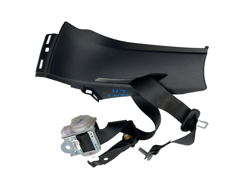 ⭕ 12-15 Model S Rear Right C-Pillar Middle Trim Cover w/ Seat Belt 1024732-00-B