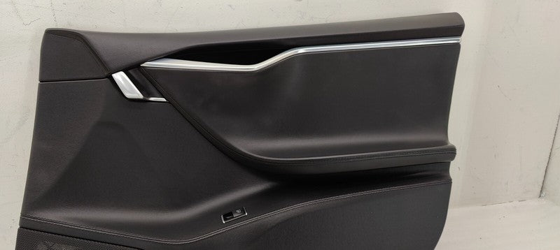 1007936 09 J ⭕ 12-20 Model S Front Right Interior Door Panel Trim Card Cover OEM 1007936-09-J