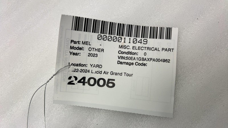 ⭕ 22-24 Lucid Air Grand Touring Dome Light Hazard Overhead Module P11-