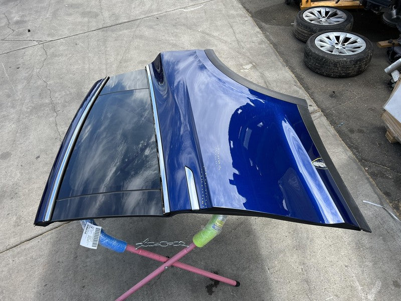 1028790-00-K ⭕ 2016-2024 Tesla Model X Rear Driver Side Falcon Door Panel Left LH Blue - PPSB